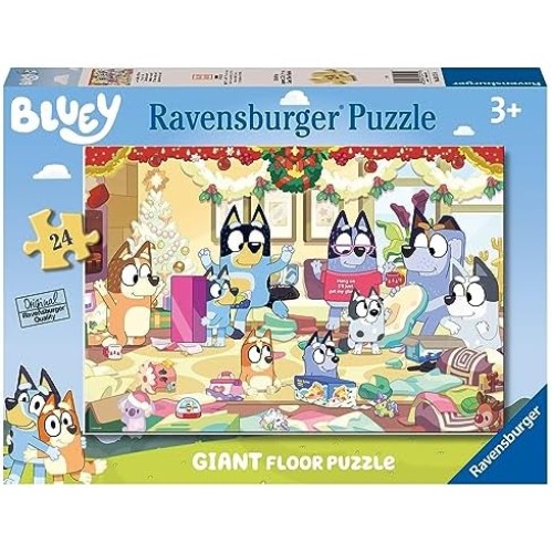 Bluey Christmas 24pc Giant Floor Puzzle