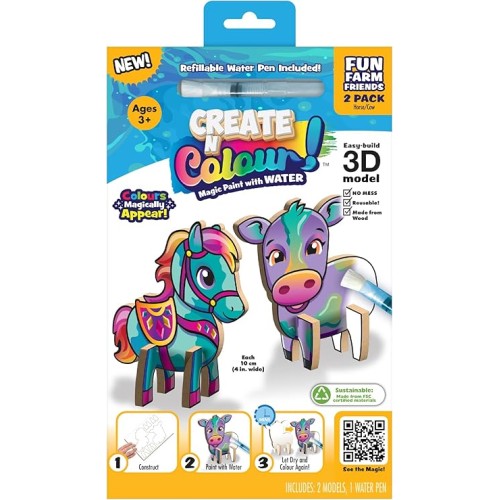 CREATE N COLOUR TAKE ALONG FUN FARM FRIE