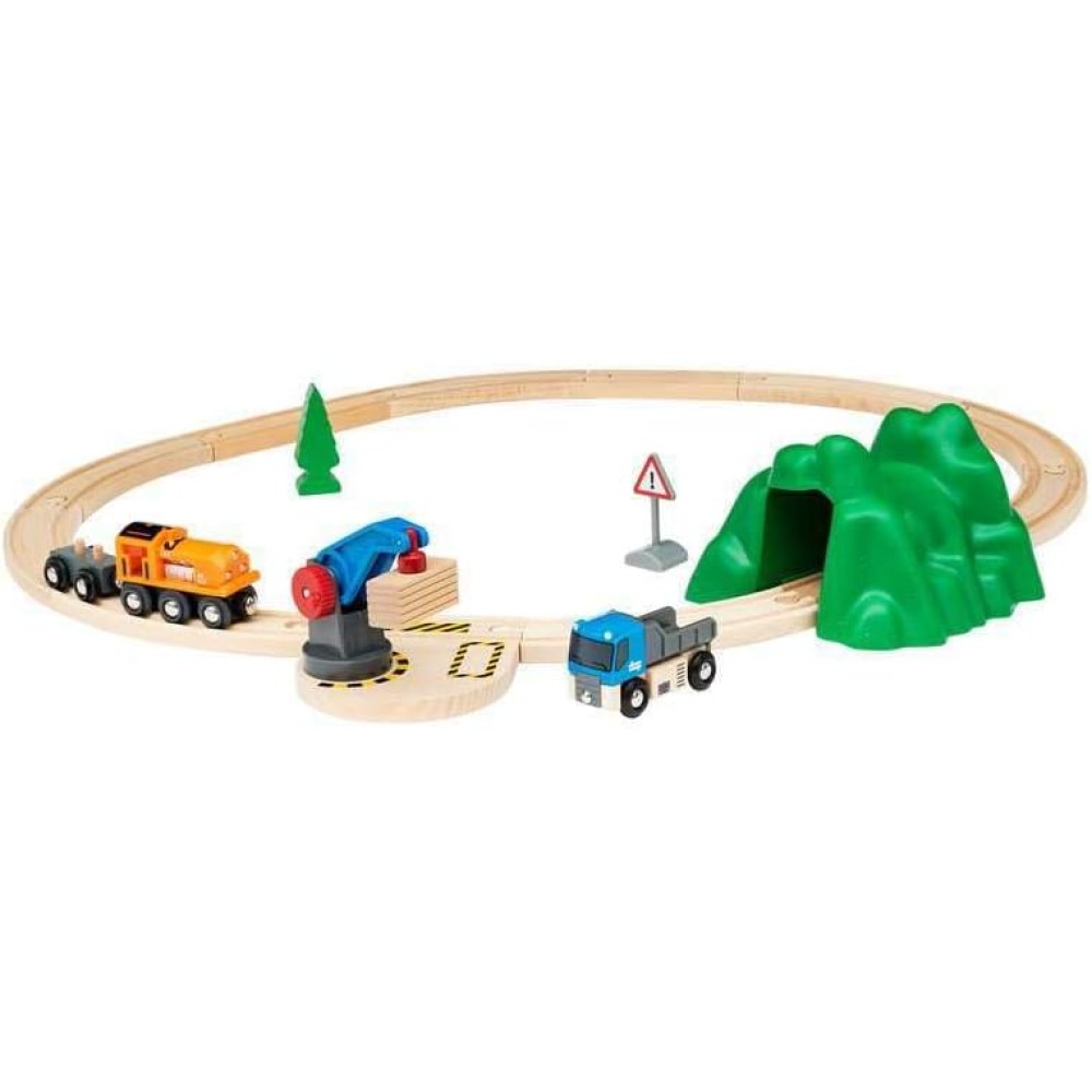 BRIO Lift and Load Starter Set – Fun & Educational Train Playset