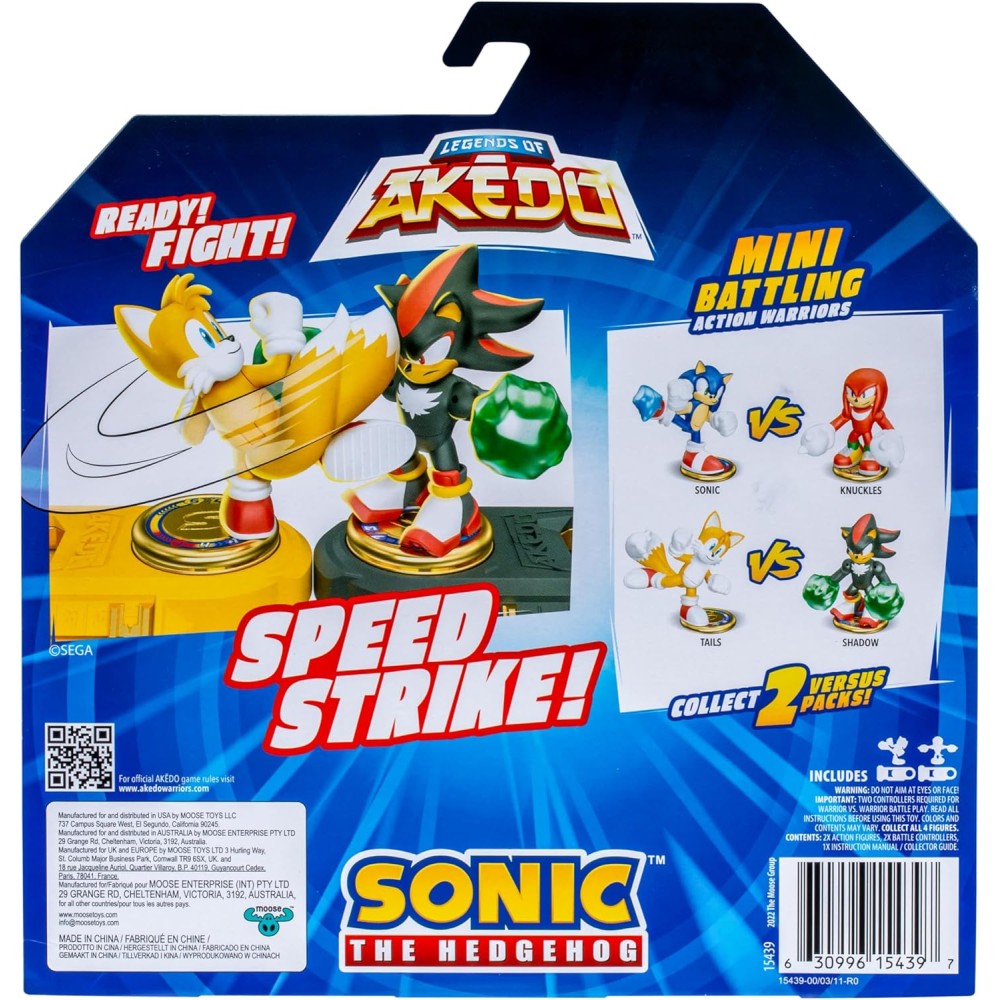 Akedo Sonic S1 Versus Pack – Epic Sonic Battle Game