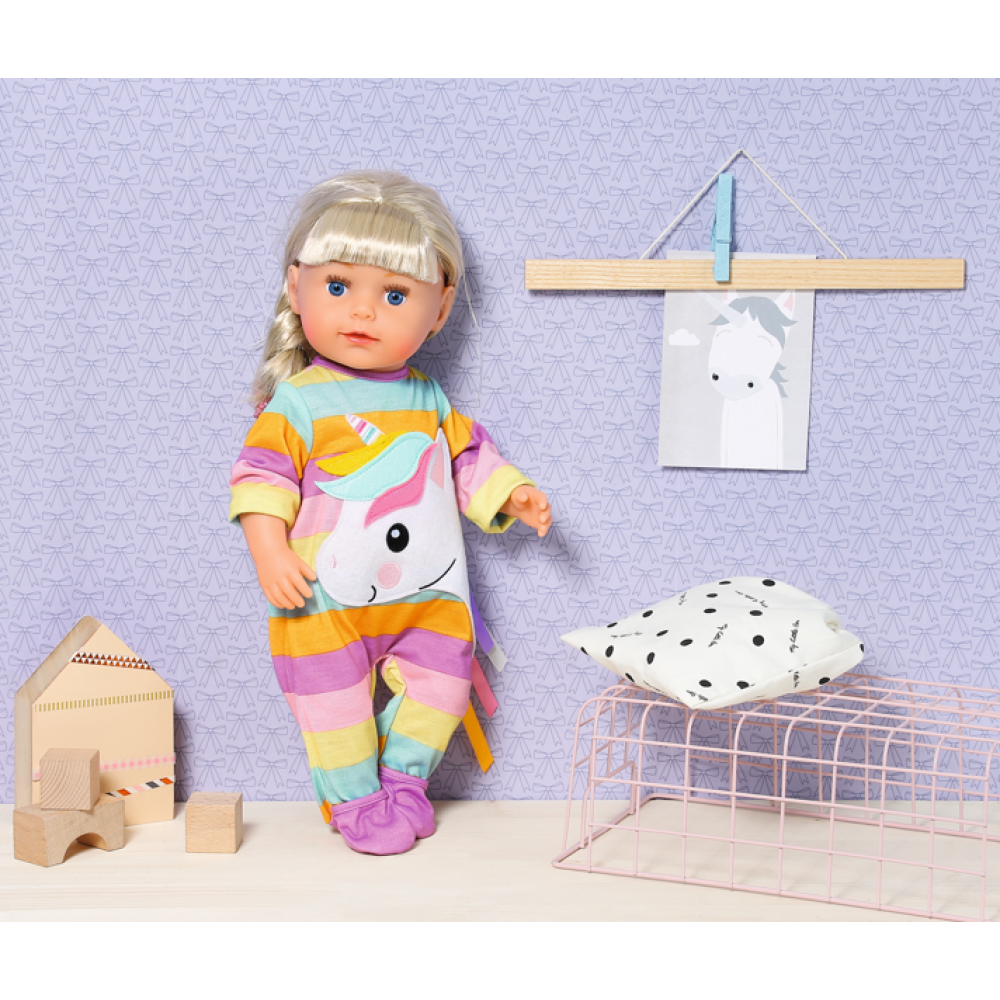 Dolly Moda Romper Unicorn - 43cm Toymaster Exclusive