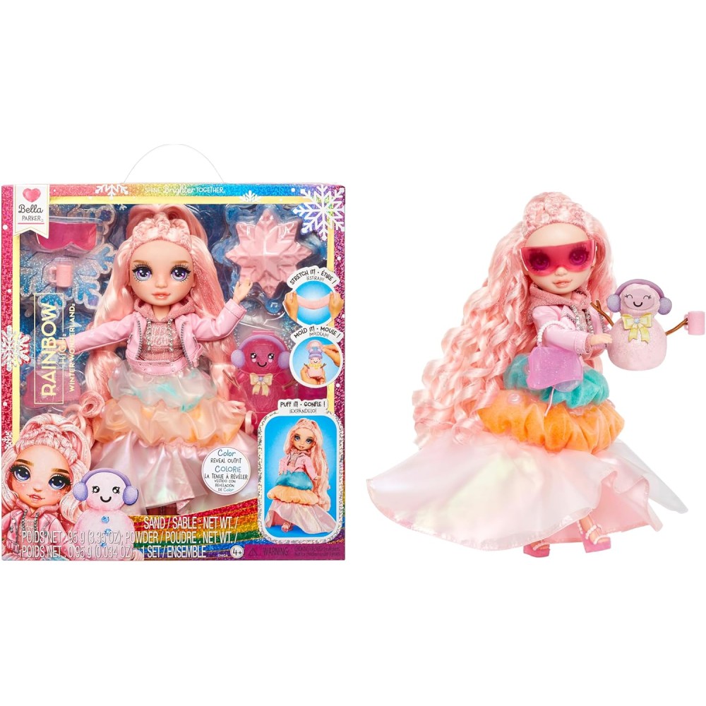 Rainbow High Winter Wonderland Bella (Pink) 28 cm Model Doll