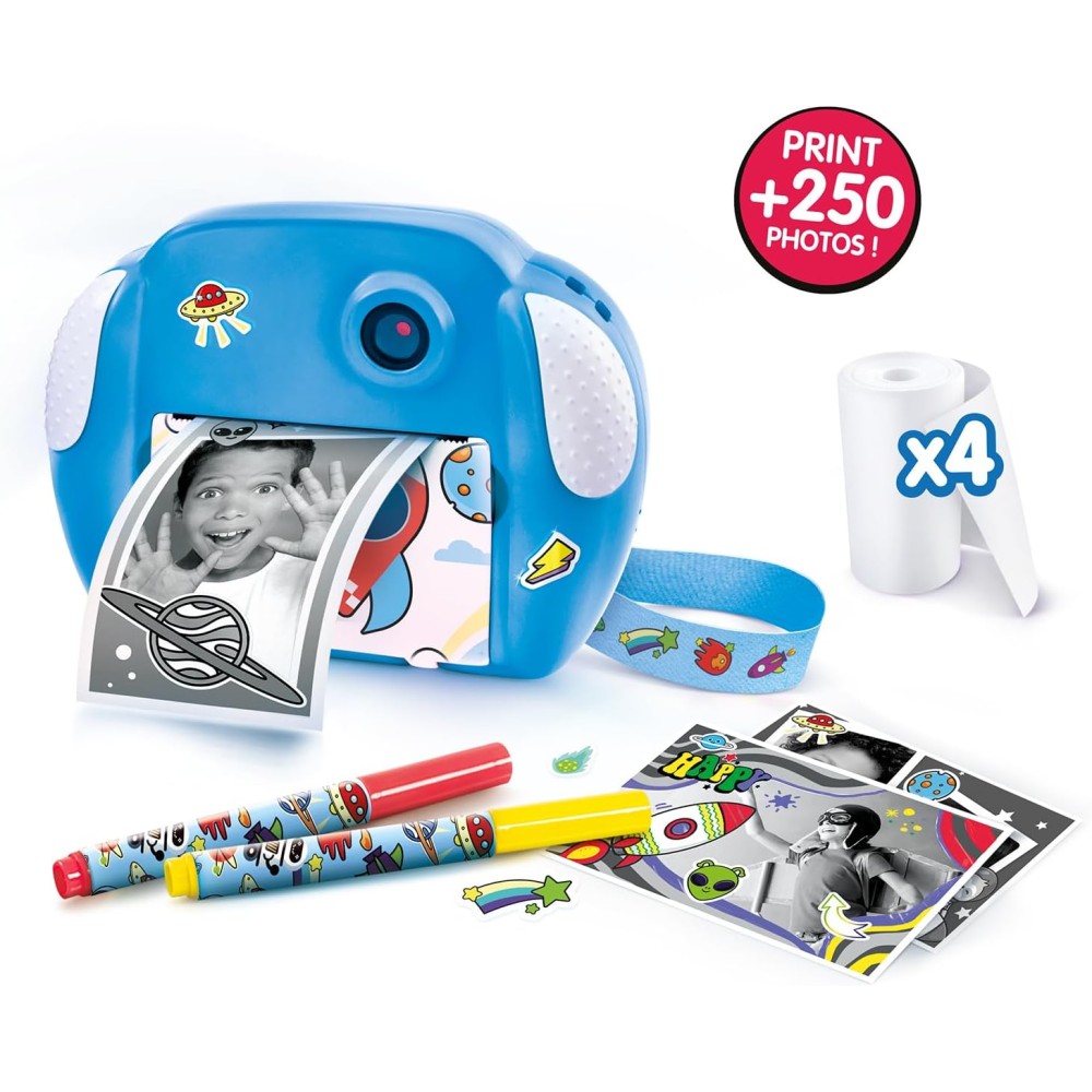 Photo Creator Kids Instant Camera - Blue, 12MP Digital Camera for Kid