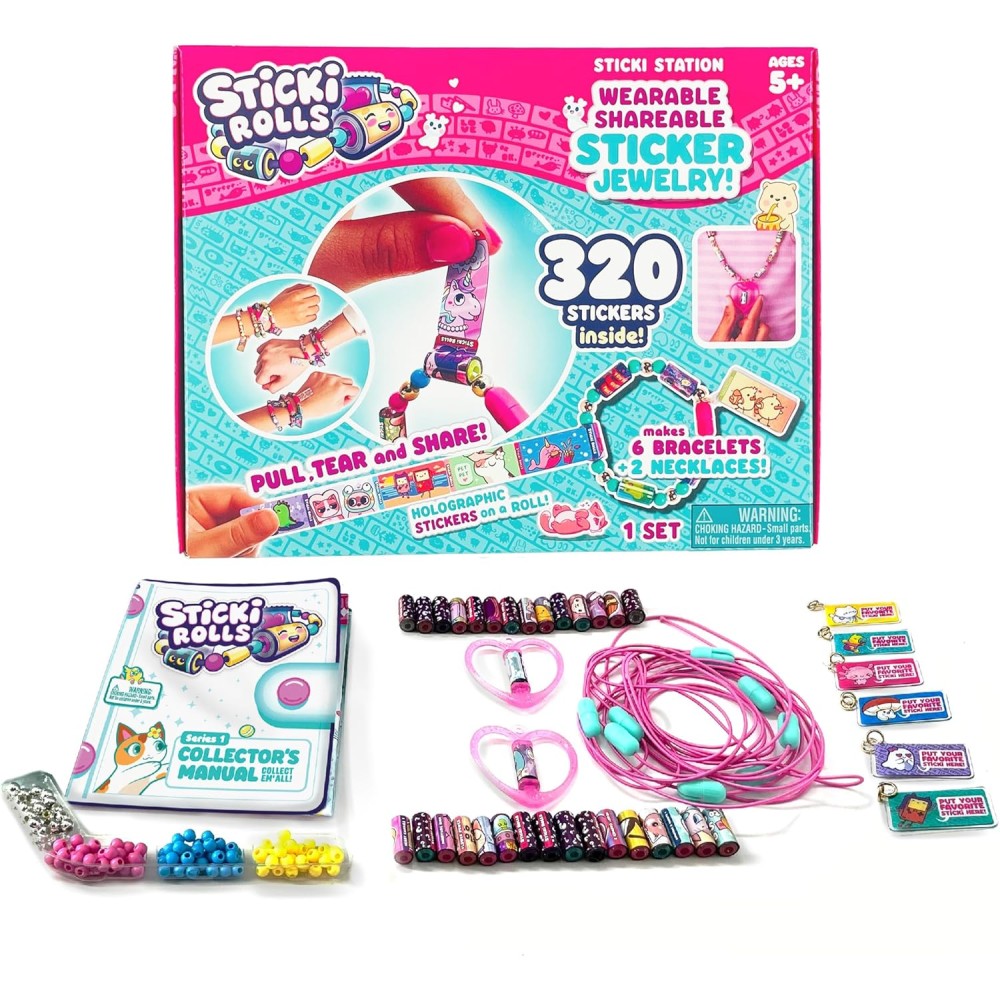 Sky Castle Sticki Rolls Sticki Station - DIY Wearable Sticker Jewelry Kit