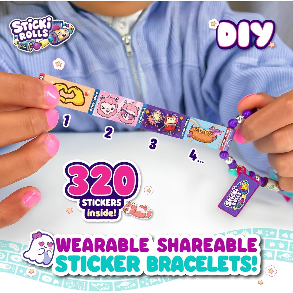Sky Castle Sticki Rolls Sticki Station - DIY Wearable Sticker Jewelry Kit