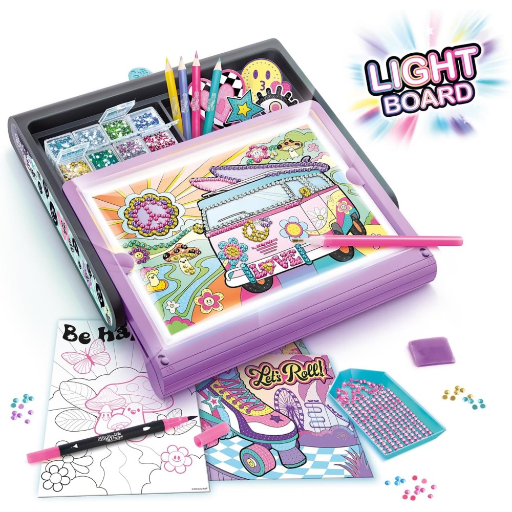 Style 4 Ever Diamond Art 3-in-1 LED Case - Create Diamond Art Posters and Stickers