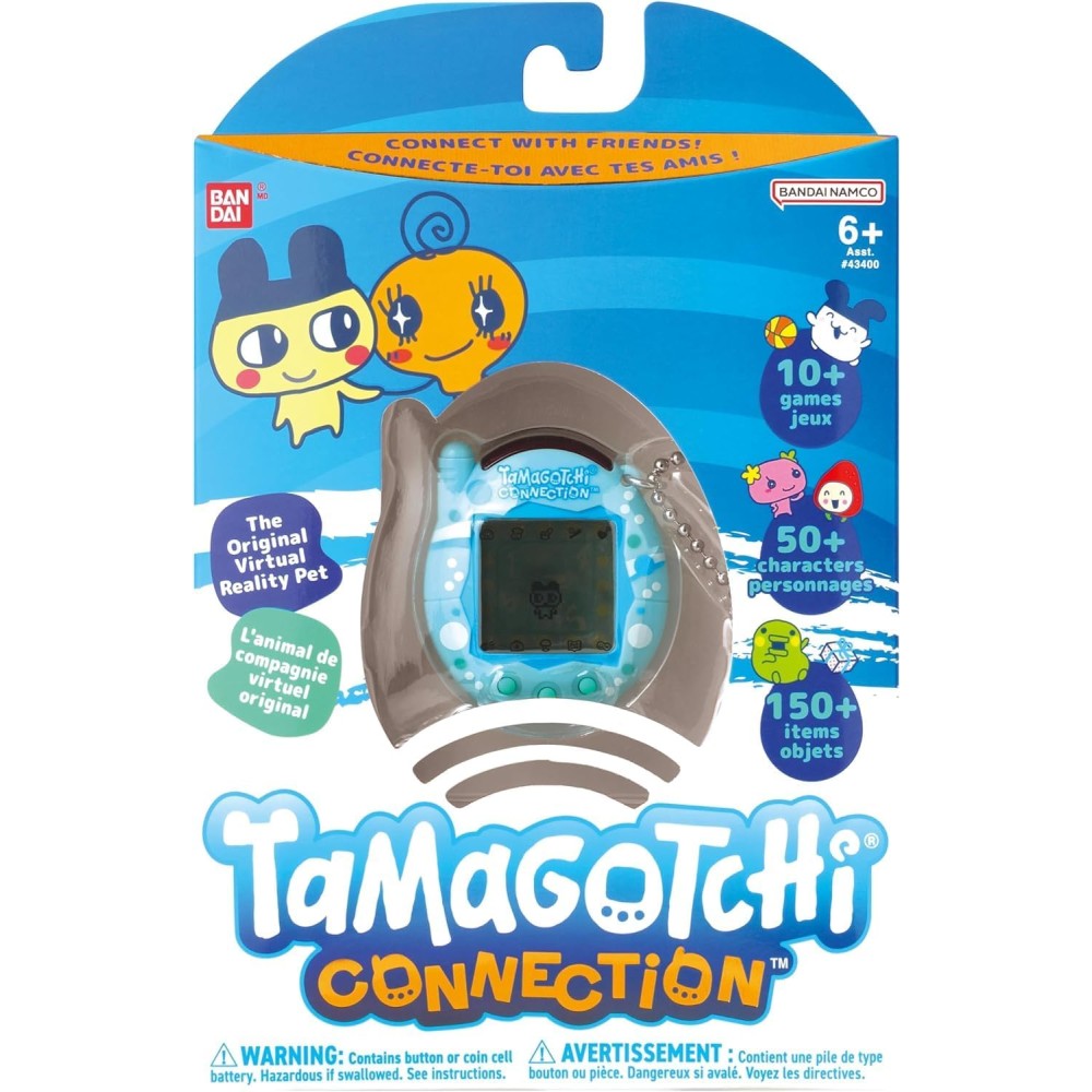 Bandai Tamagotchi Connection Digital Pet - Bubbles Shell with Infra-Red Connection and Mini Games