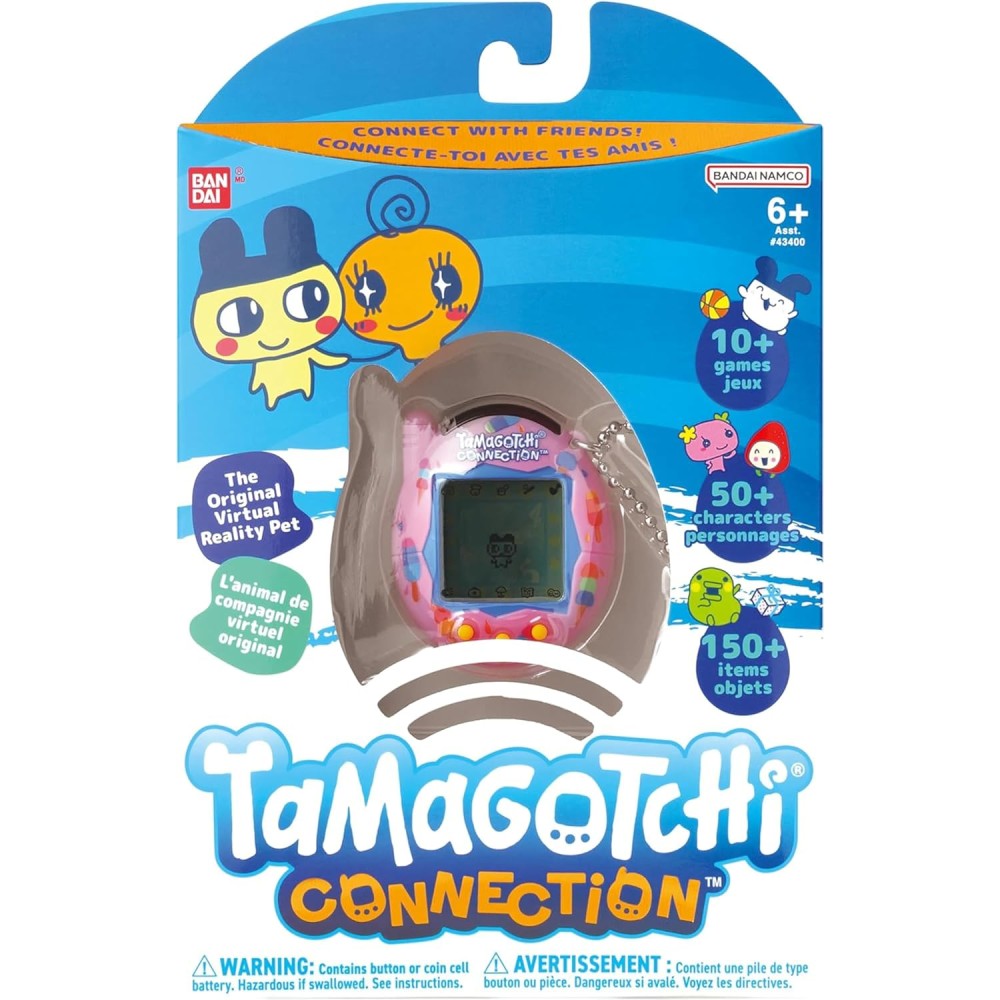 Bandai Tamagotchi Connection Digital Pet - Ice Cream Shell with Infra-Red Connection and Mini Games