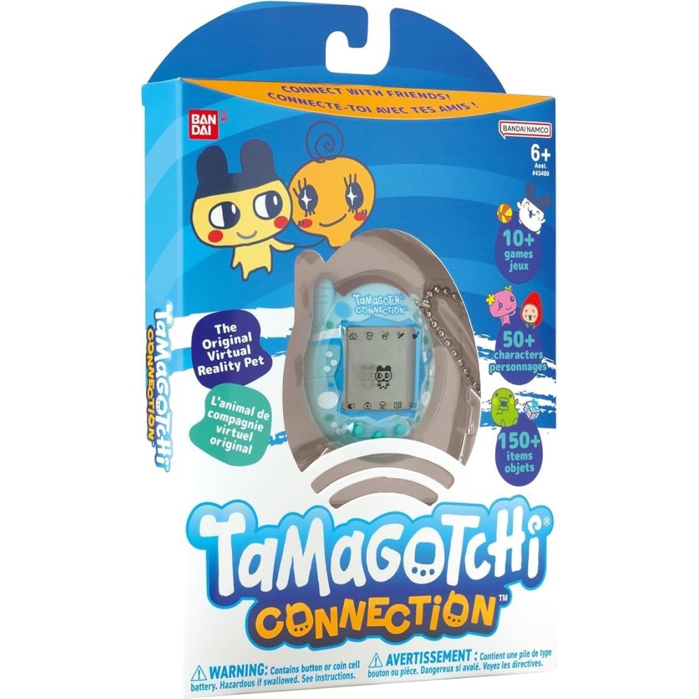 Bandai Tamagotchi Connection Digital Pet - Bubbles Shell with Infra-Red Connection and 6 Mini Games