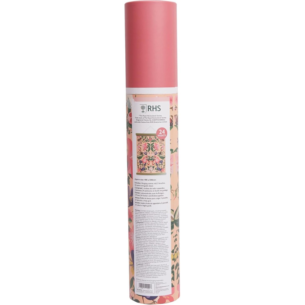 RHS The Royal Horticultural Society Paint by Numbers Hanging Kit - Kaleidoscope Design