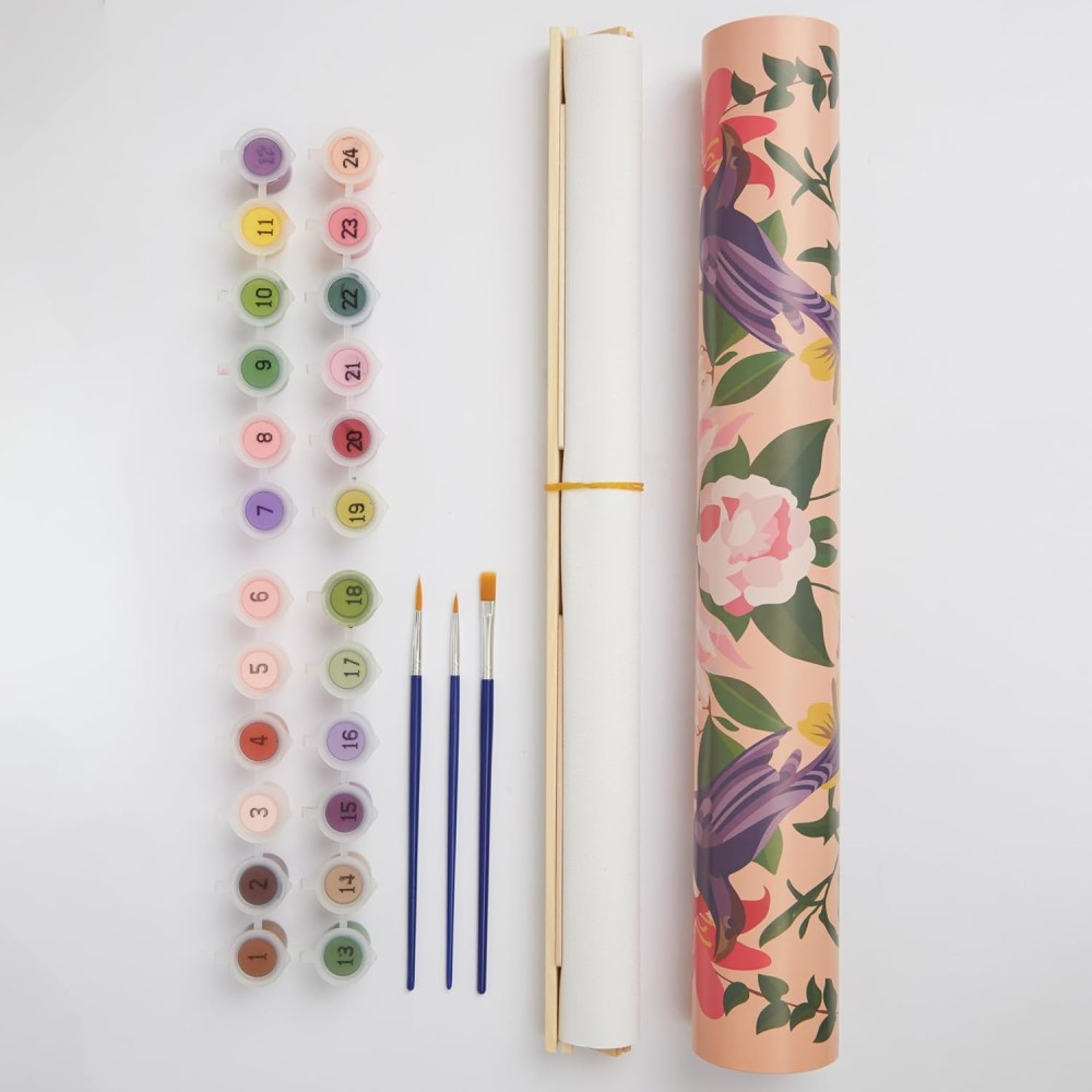 RHS The Royal Horticultural Society Paint by Numbers Hanging Kit - Kaleidoscope Design
