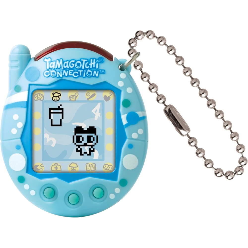 Bandai Tamagotchi Connection Digital Pet - Bubbles Shell with Infra-Red Connection and 6 Mini Games