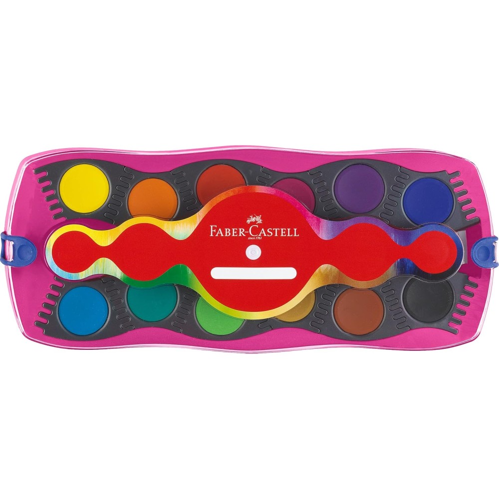 Faber-Castell Connector Paint Box 12 Colours - Unicorn Design