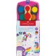 Faber-Castell Connector Paint Box 12 Colours - Unicorn Design