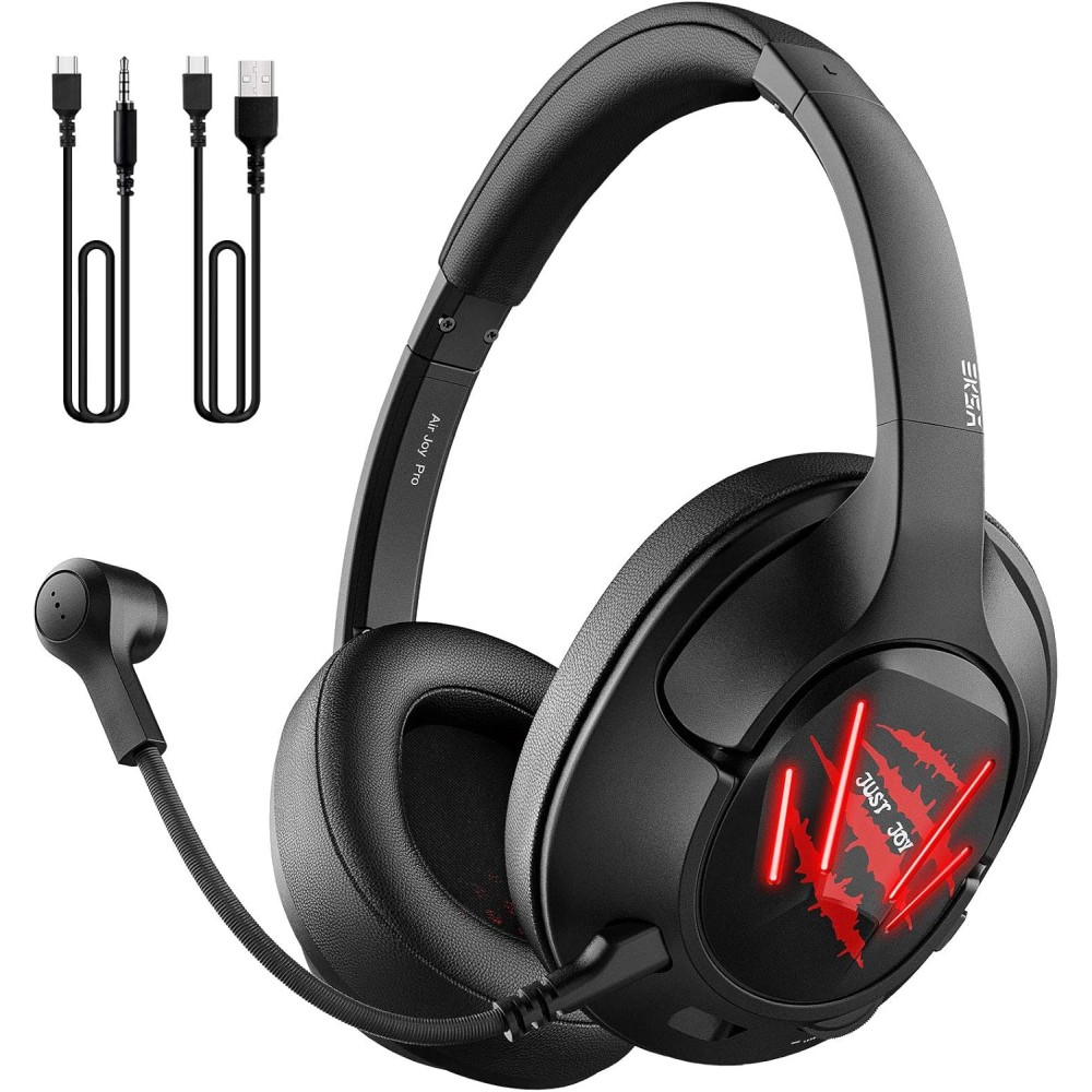 EKSA Air Joy Pro USB Gaming Headset - 7.1 Surround Sound, Noise-Cancelling Mic