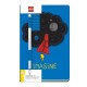 LEGO Notebook + Pen Set - 192 Pages with Clip-On Plate