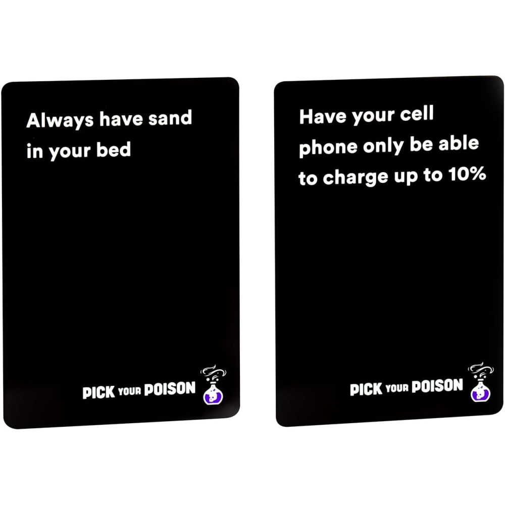 PICK YOUR POISON Family Edition - The Ultimate “What Would You Rather Do?” Game