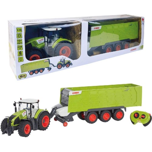 R/C Claas 870 Axion Tractor and Trailer