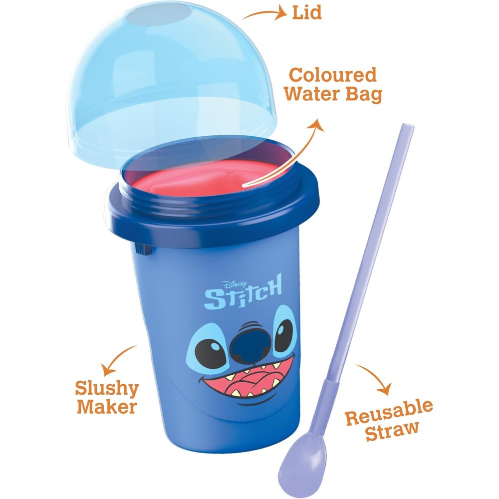 ChillFactor Disney Stitch Squeeze Cup Maker - Reusable Slushy Maker