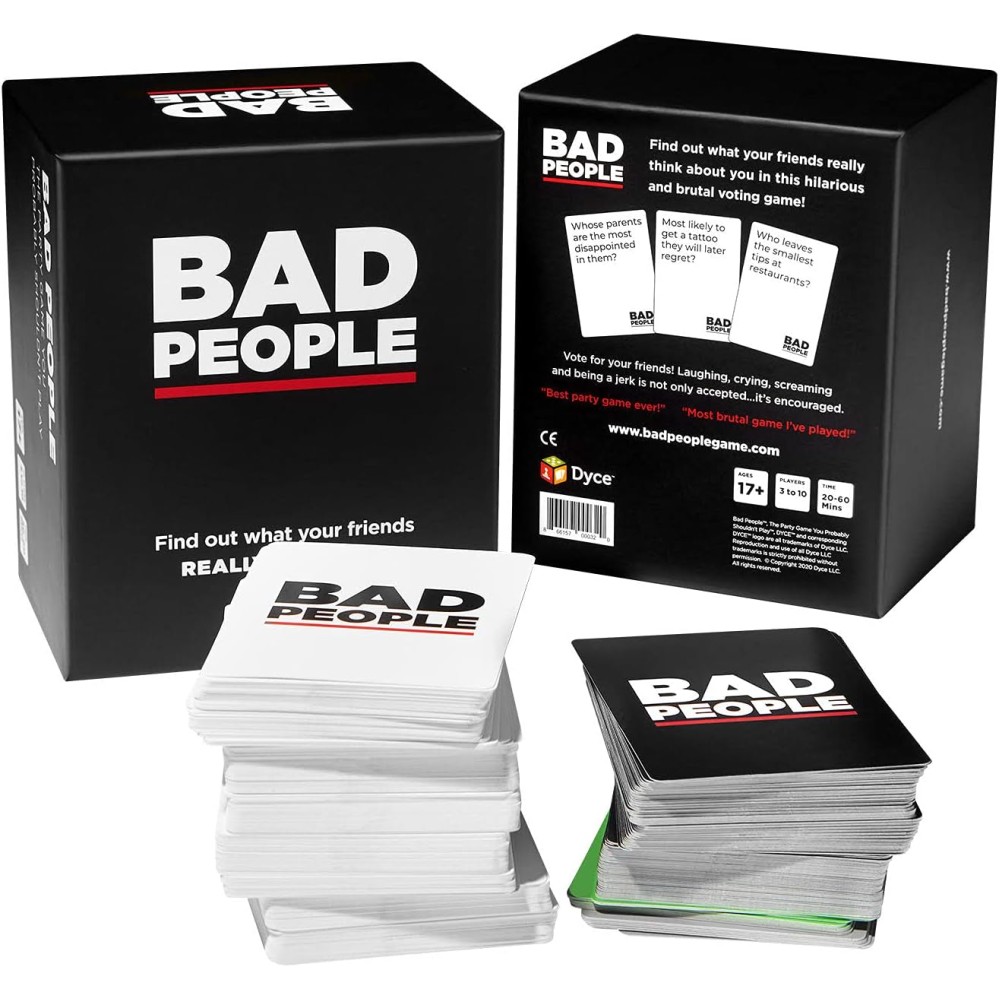 BAD PEOPLE - Hilarious Adult Party Game
