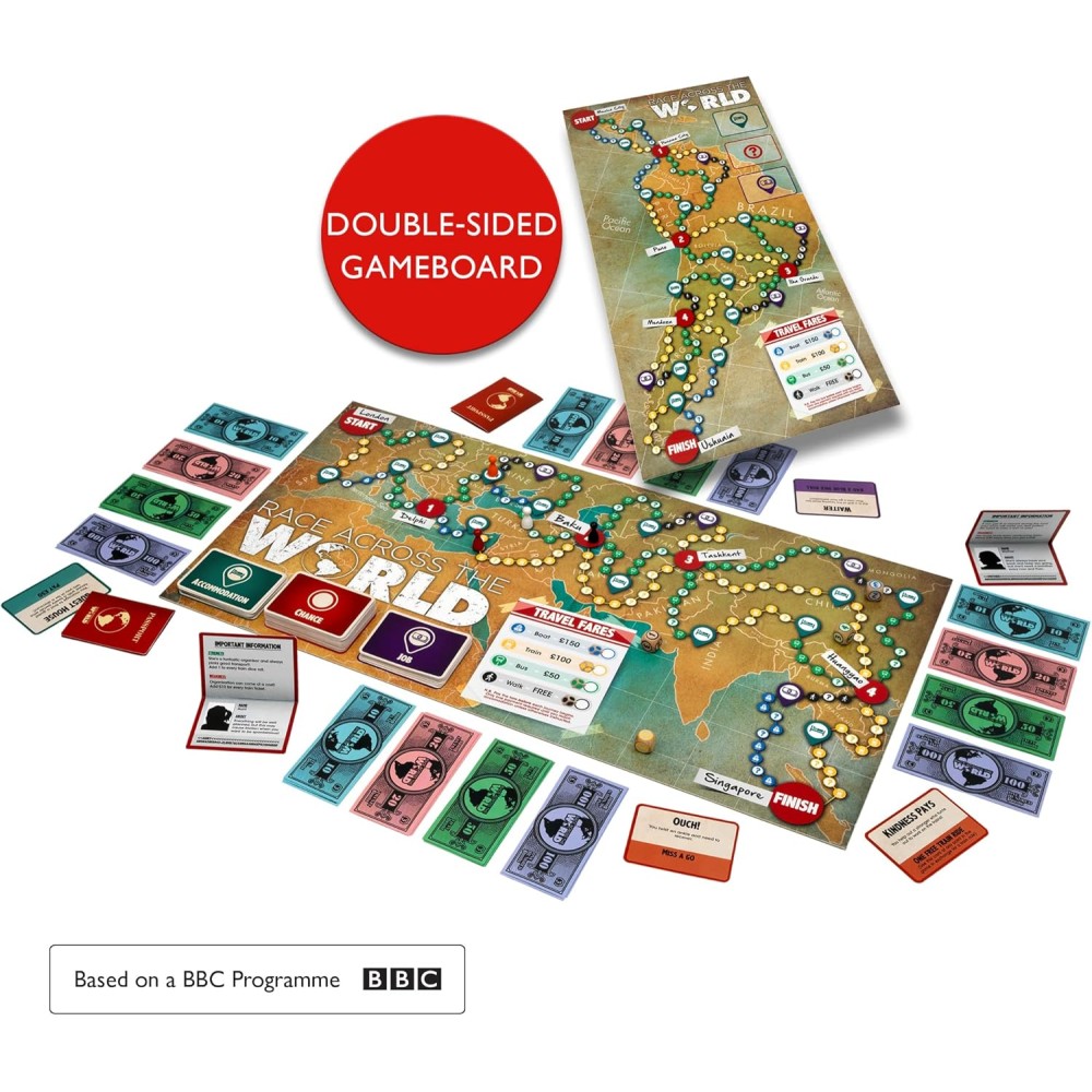 Race Across the World Board Game - Inspired by the BBC TV Show