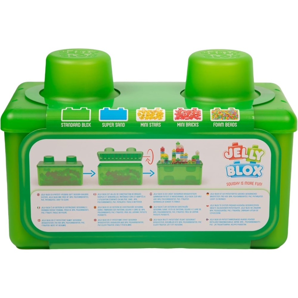 Jelly Blox - Storage Case | Unique Squishy Building System for Ages 2+