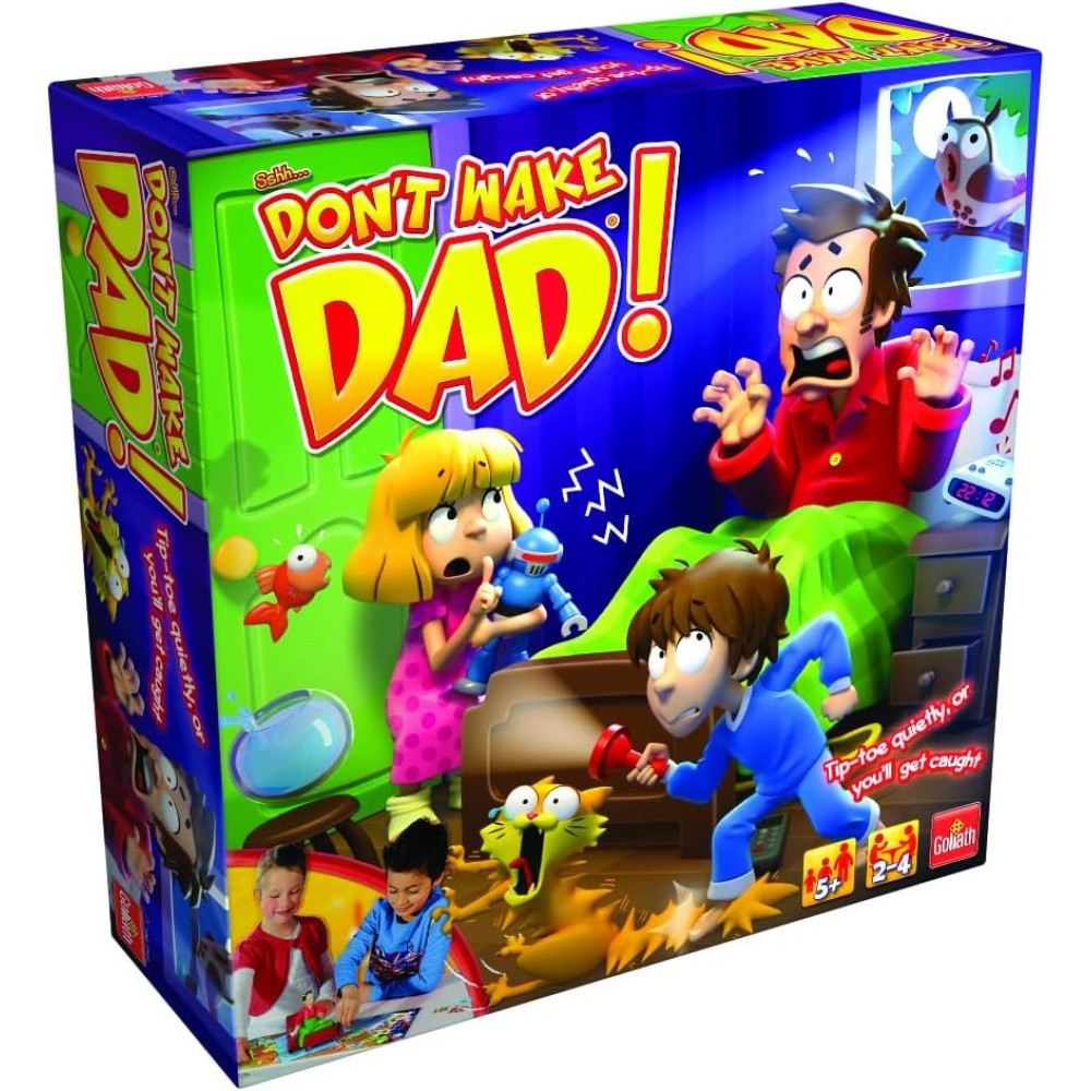 Sshh, Don’t Wake Dad! Board Game - Kids Action and Reflex Game