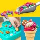 Play-Doh Rainbow Swirl Ice Cream Playset | Creative Dough Fun for Kids