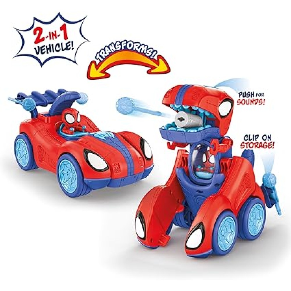 MARVEL Spidey and His Amazing Friends Spidey-Rex Figure | Action Toy for Kids