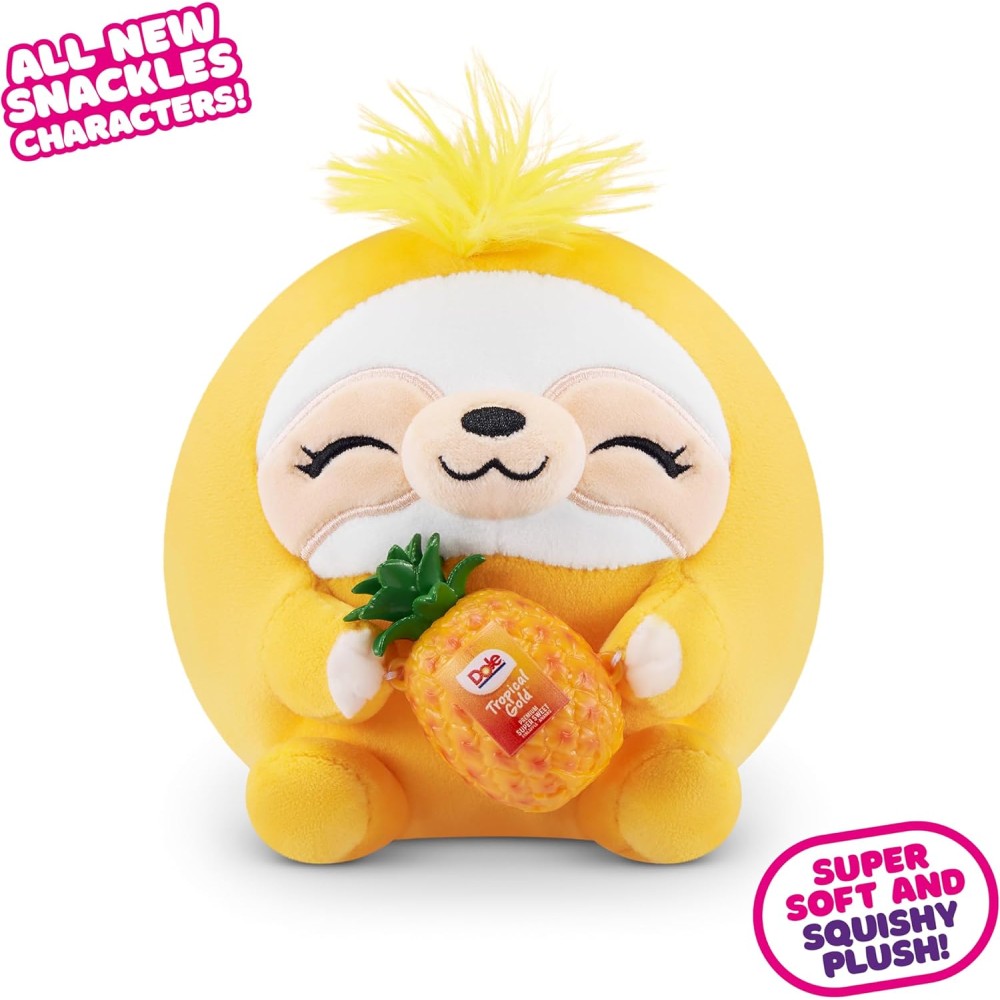 Snackles Series 2 | Surprise Capsule Plush with Licensed Snack Accessory
