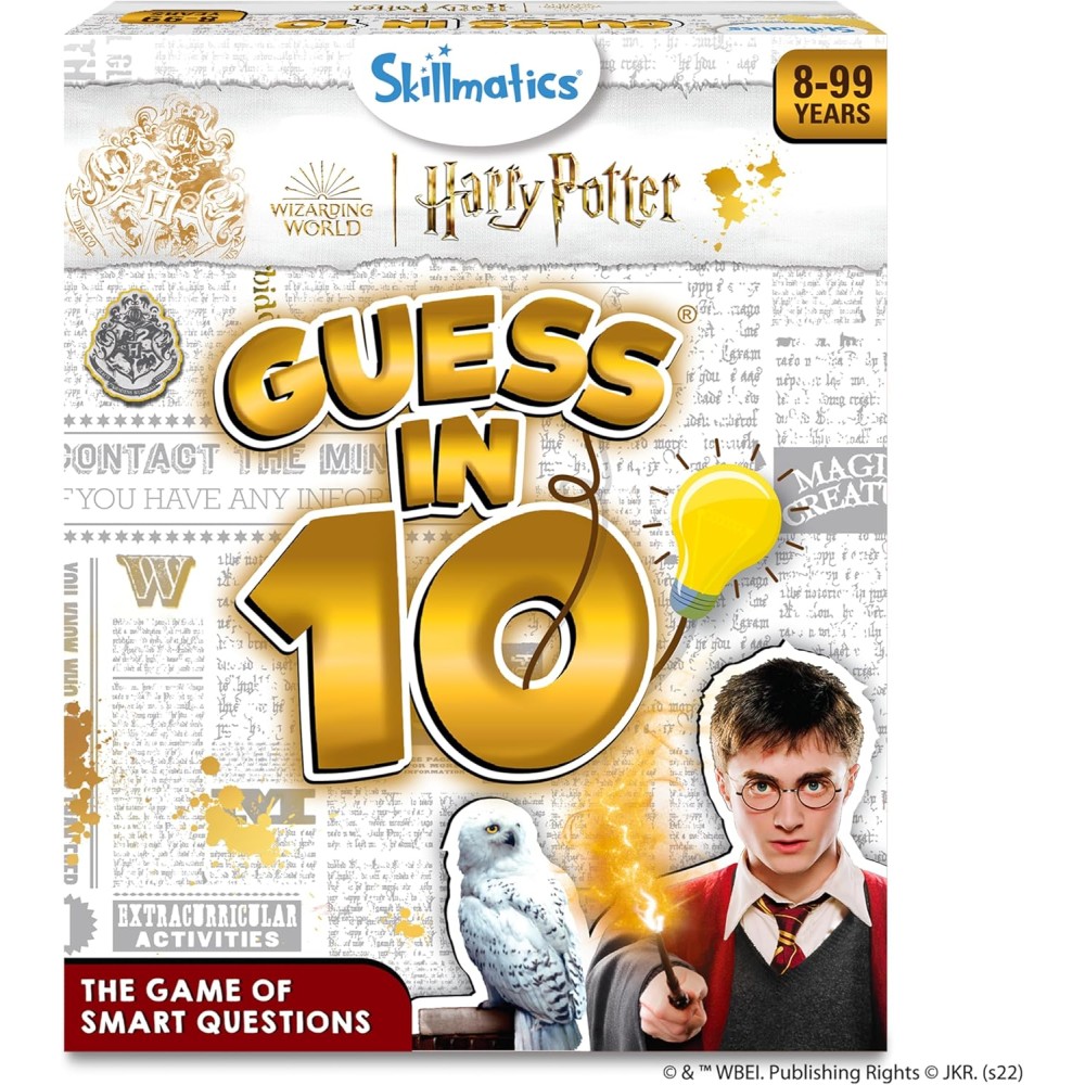 Skillmatics Card Game - Guess in 10 Harry Potter | Wizarding World Trivia Fun