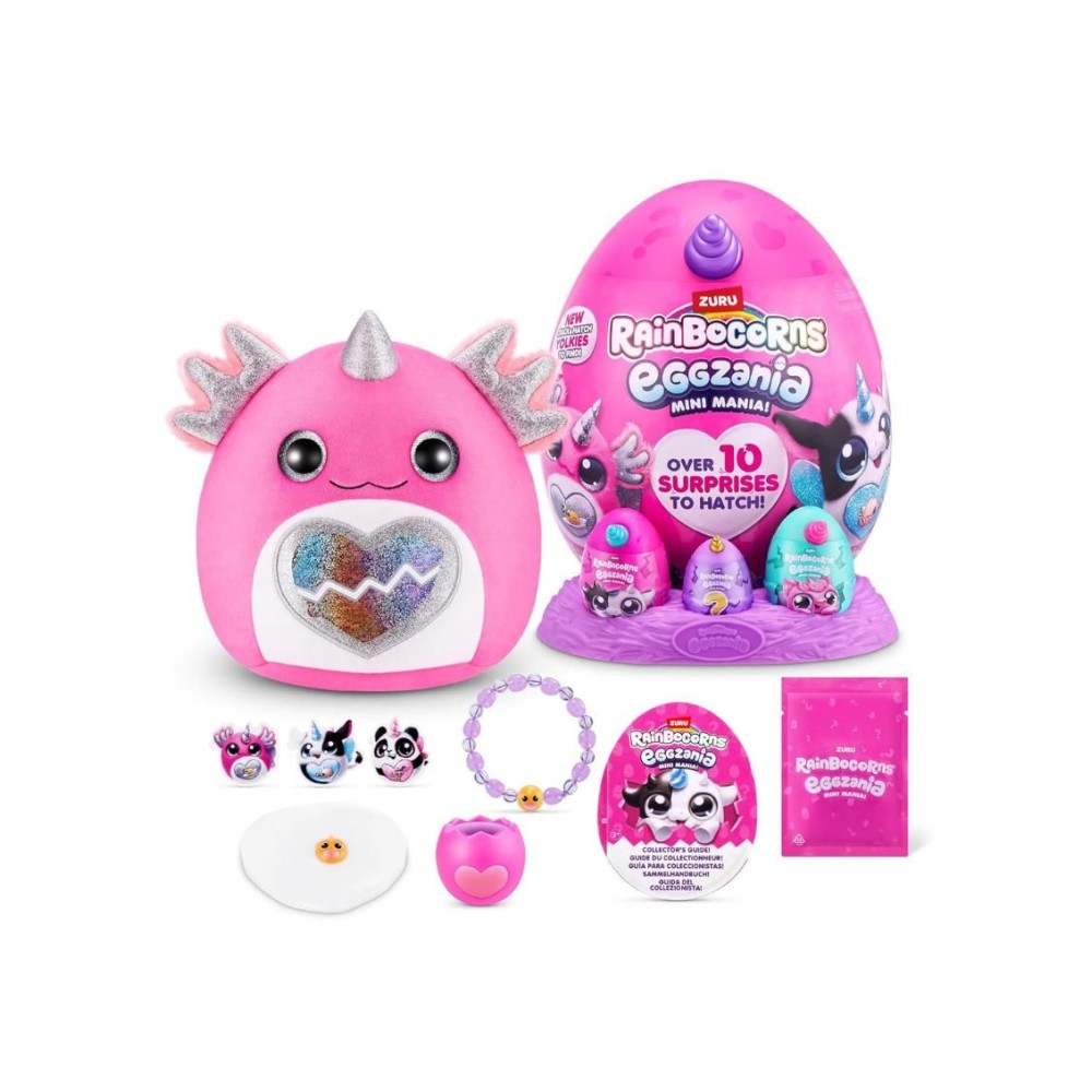 Eggzania Mini Mania | Collectible Surprise Egg Toy with Plush & Accessories