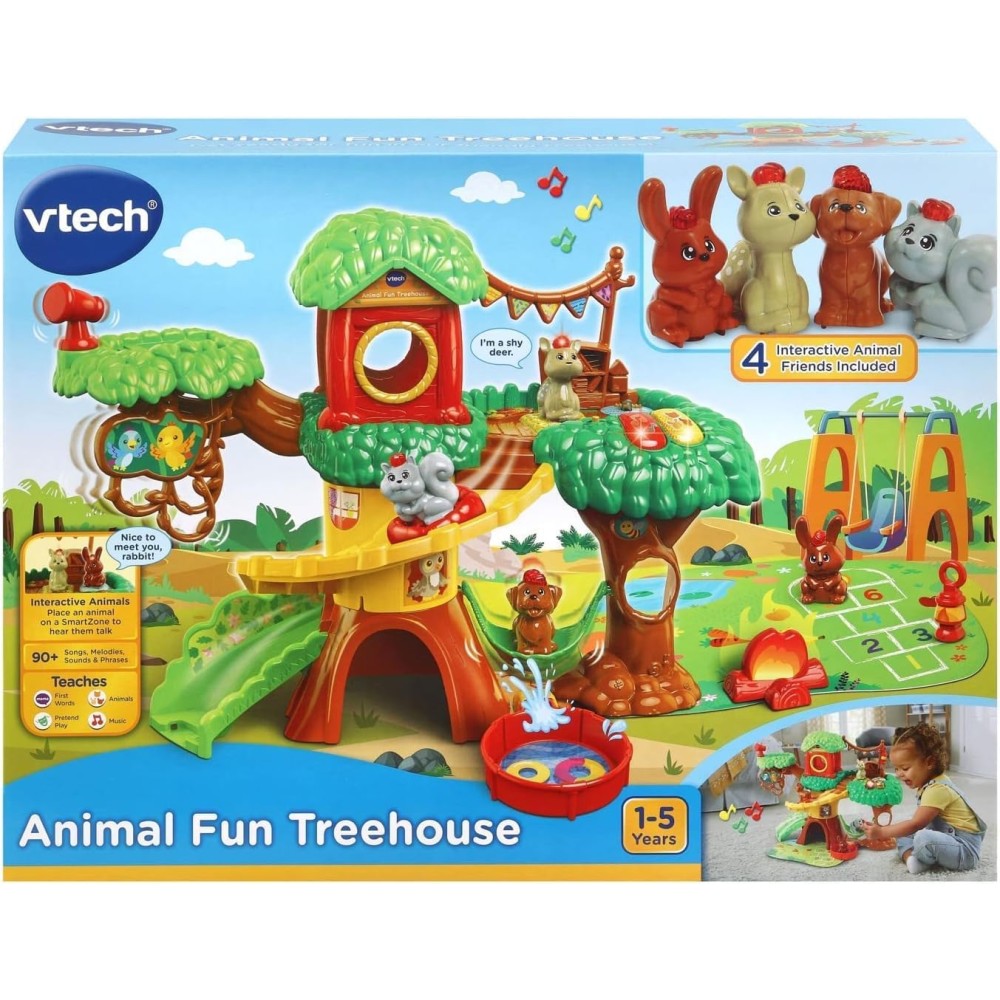 VTech Animal Fun Treehouse | Interactive Toy for Kids Aged 1-5