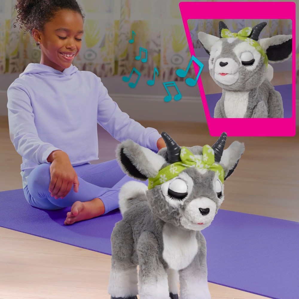 Just Play furReal Daisy the Yoga Goat Interactive Toy | Kids Toys for Ages 4 and Up