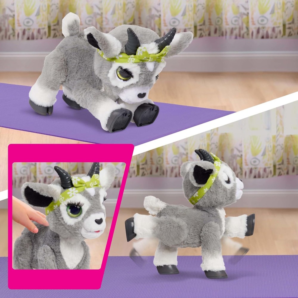 Just Play furReal Daisy the Yoga Goat Interactive Toy | Kids Toys for Ages 4 and Up