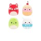 Squishmallows Micromallows 4 Pack Plush 2.5" | Collectible Mini Squishy Toys