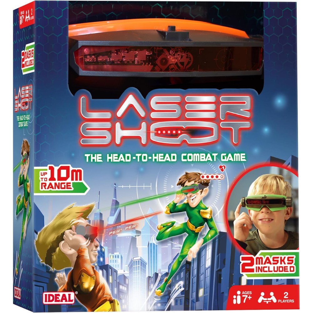 IDEAL Laser Shoot: Electronic Laser Battle Game | 2-Player Head-to-Head Combat