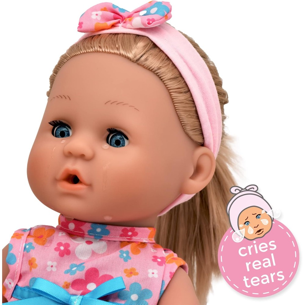 15'' Classic Tiny Tears | Crying and Wetting Baby Doll