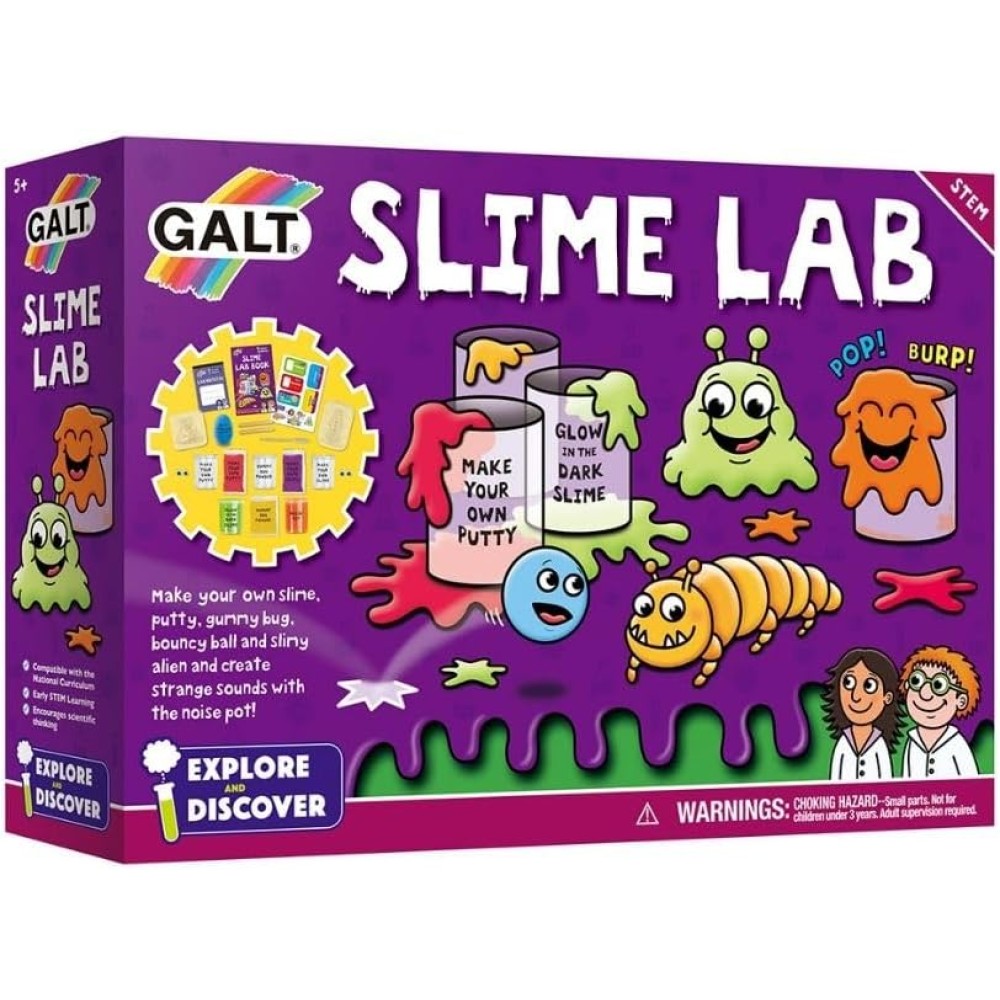 Galt Slime Lab | Fun and Educational STEM Kit for Kids