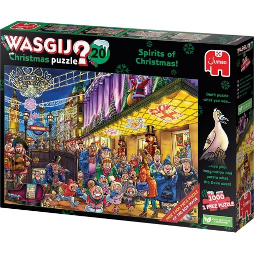 Wasgij Christmas 20 Spirits of Christmas! 2x1000pc Puzzle