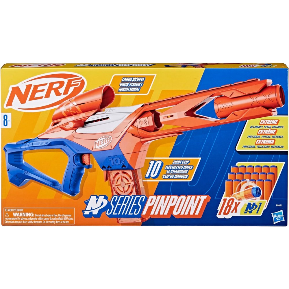 Nerf Pinpoint Blaster | Precision Blaster with Compatible Darts