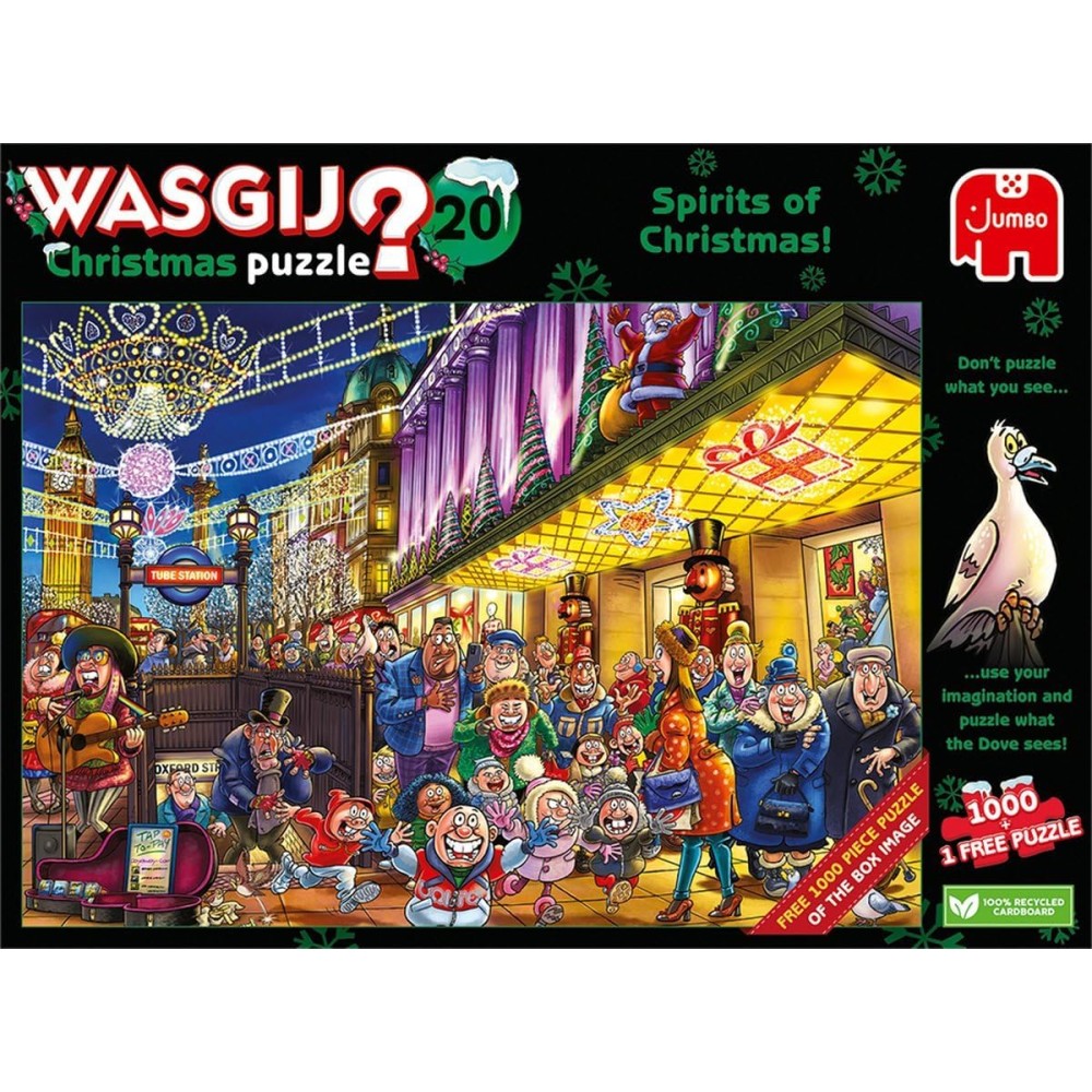 Wasgij Christmas 20 - Spirits of Christmas | 1000-Piece Jigsaw Puzzle