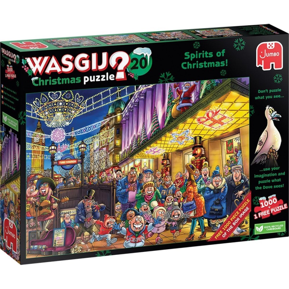 Wasgij Christmas 20 - Spirits of Christmas | 1000-Piece Jigsaw Puzzle