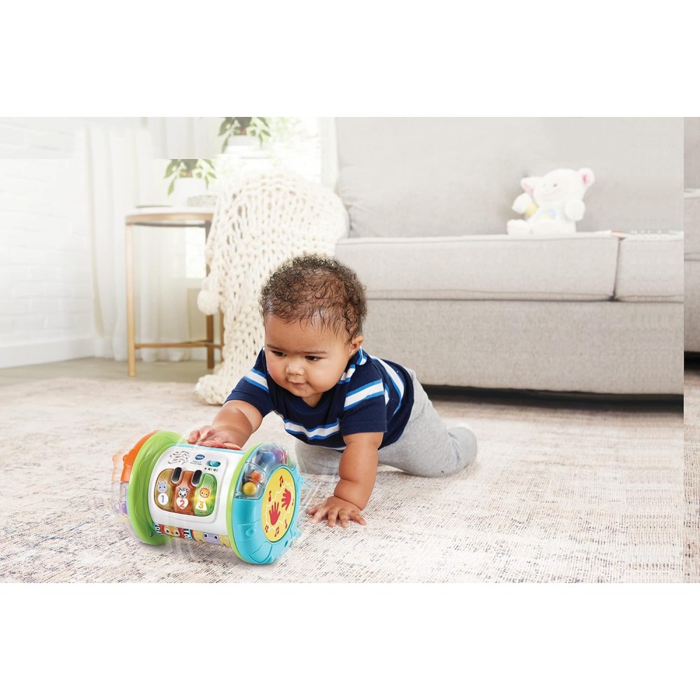 VTech Baby Explore & Discover Roller | Interactive Baby Toy with Lights, Music & Beads