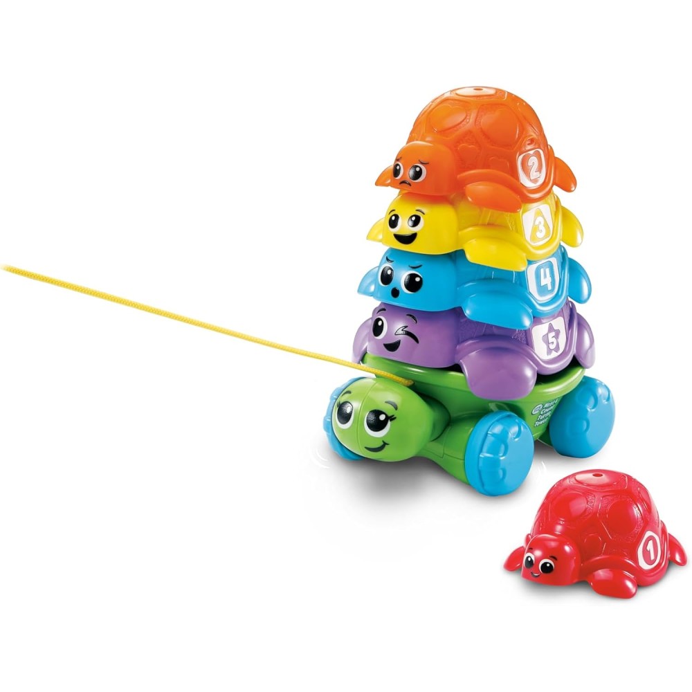 LeapFrog Nest & Count Turtle Tower | Interactive Stacking Toy for Toddlers