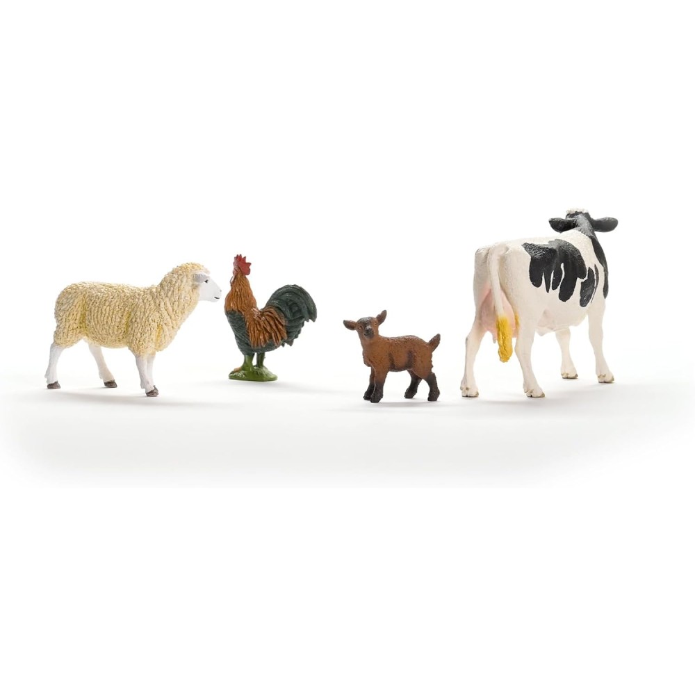 Schleich Farm World Starter Set | Hand-Painted Farm Animal Figurines