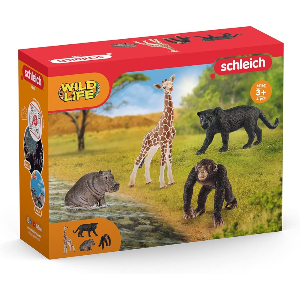 Schleich Wildlife Starter Set | Ages 3+ | Realistic Animal Figurines