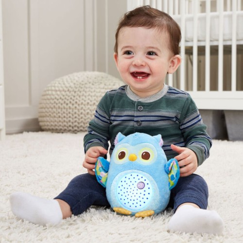 Twinkle Lights Owl Purple 