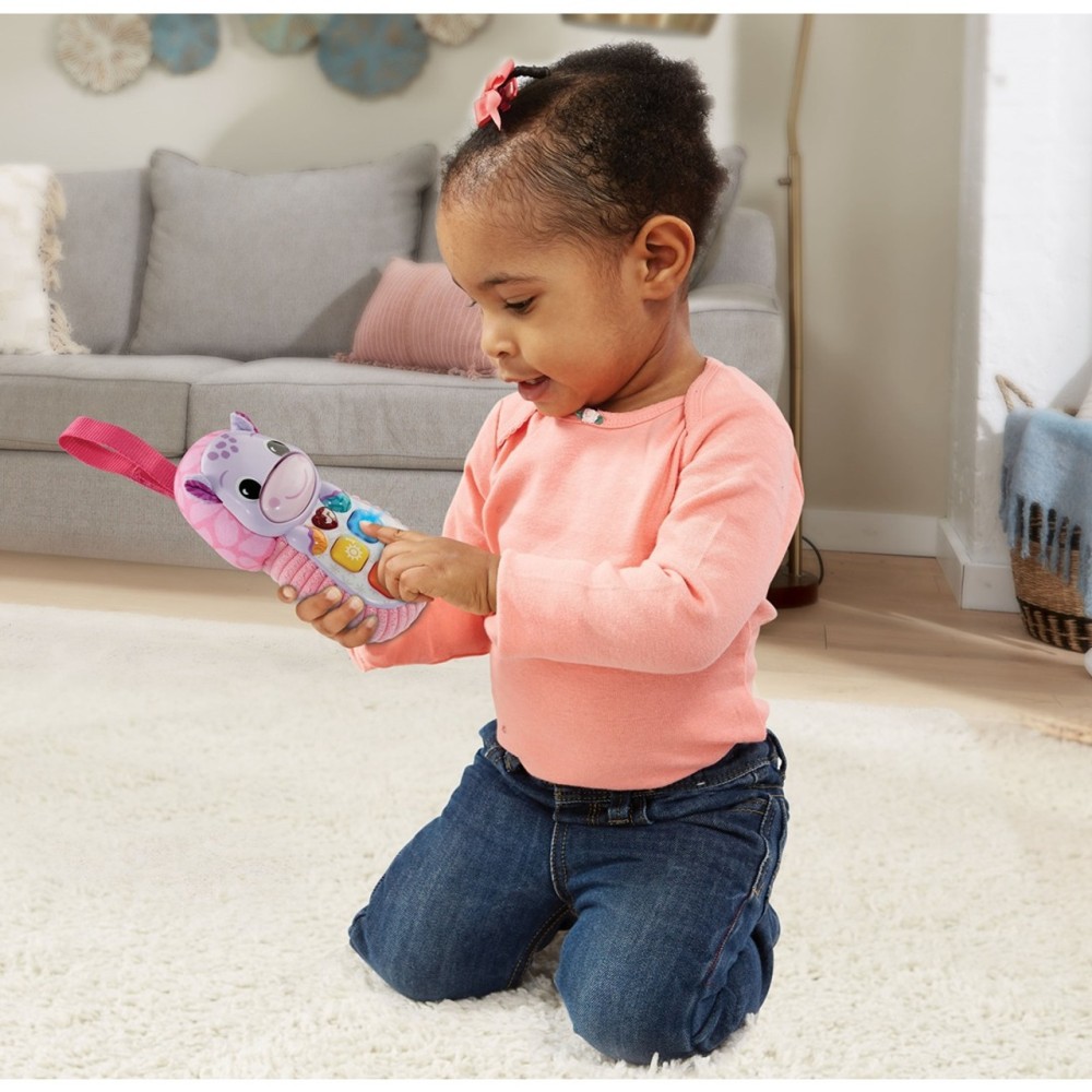 VTech Baby Hello Hippo Phone | Baby Toy Phone with Lights, Sounds & Squishy Buttons