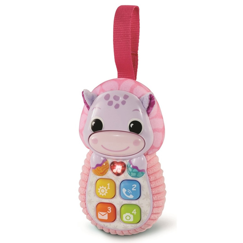 VTech Baby Hello Hippo Phone | Baby Toy Phone with Lights, Sounds & Squishy Buttons